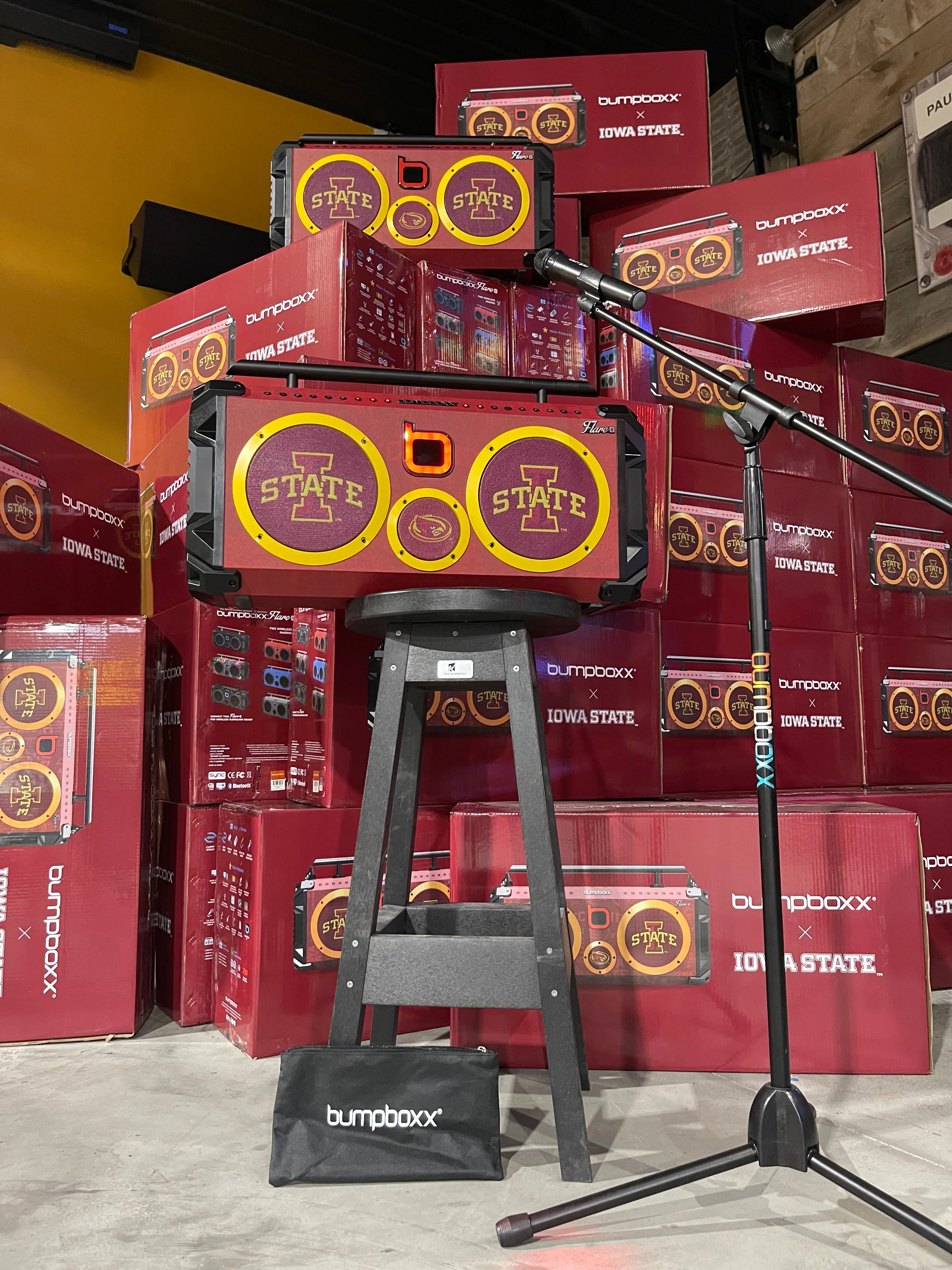 Iowa State Limited Edition Bumpboxx Flare8 Bluetooth Boombox - Image 3