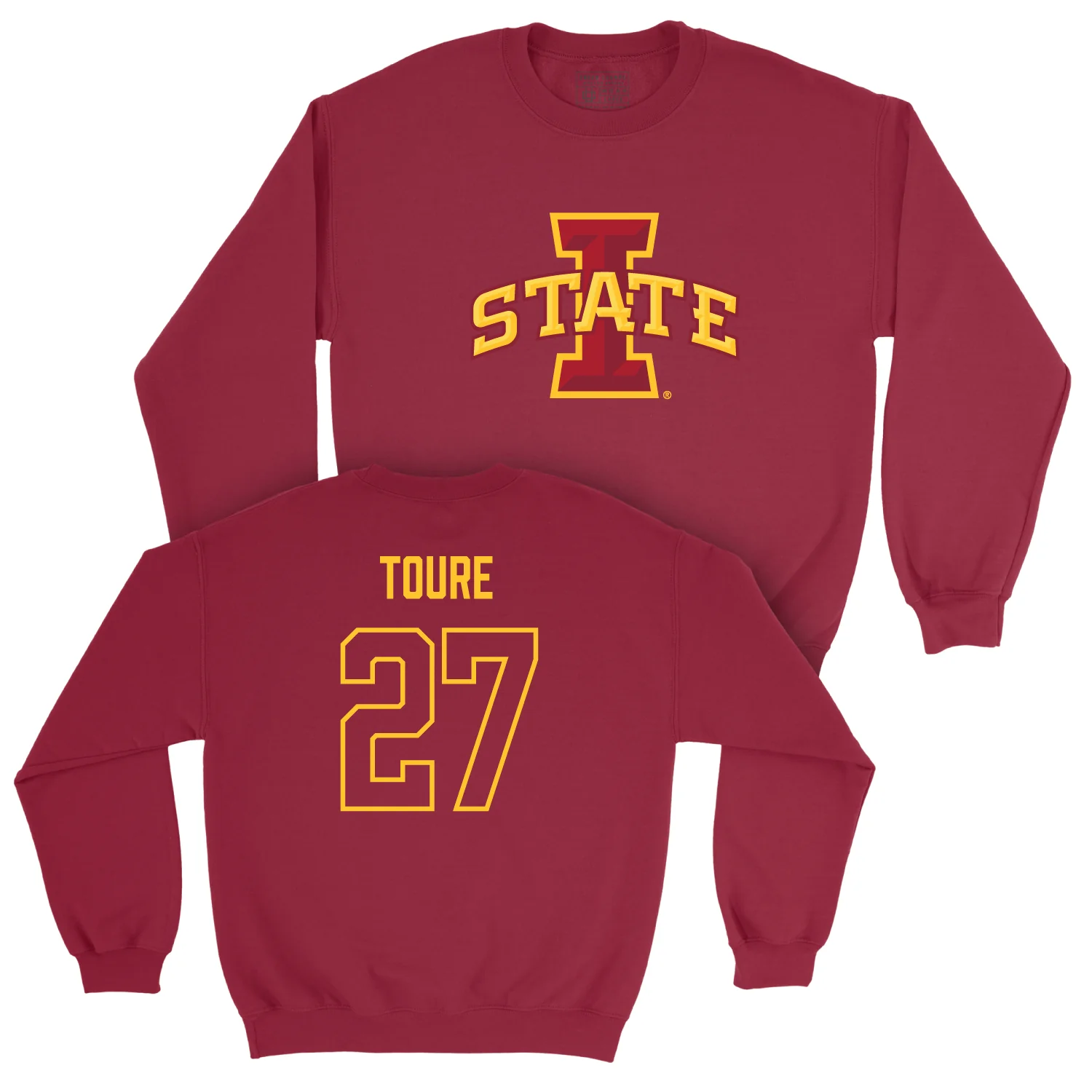 Iowa State Men's Basketball Cardinal Legacy Crew  - Killyan Toure