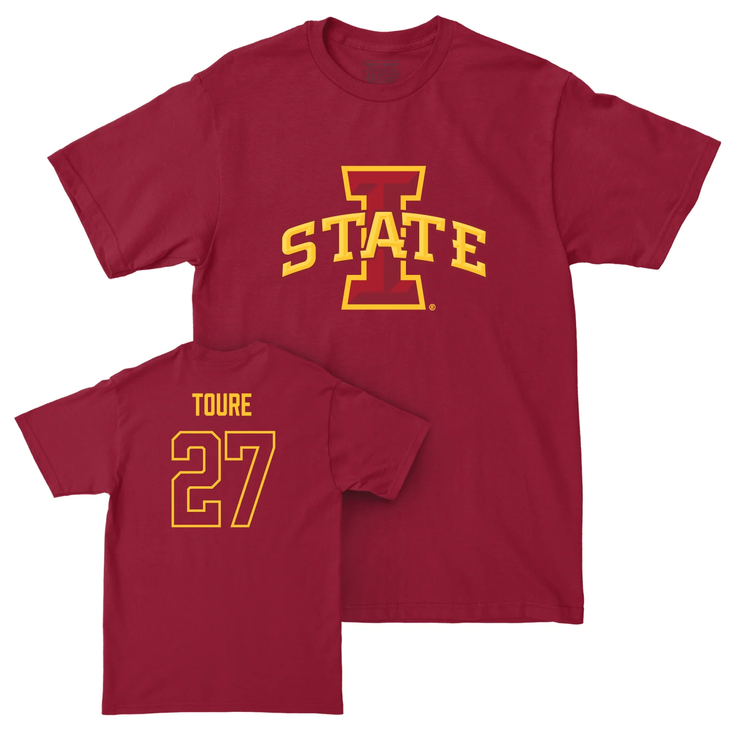 Iowa State Men's Basketball Cardinal Legacy Tee  - Killyan Toure