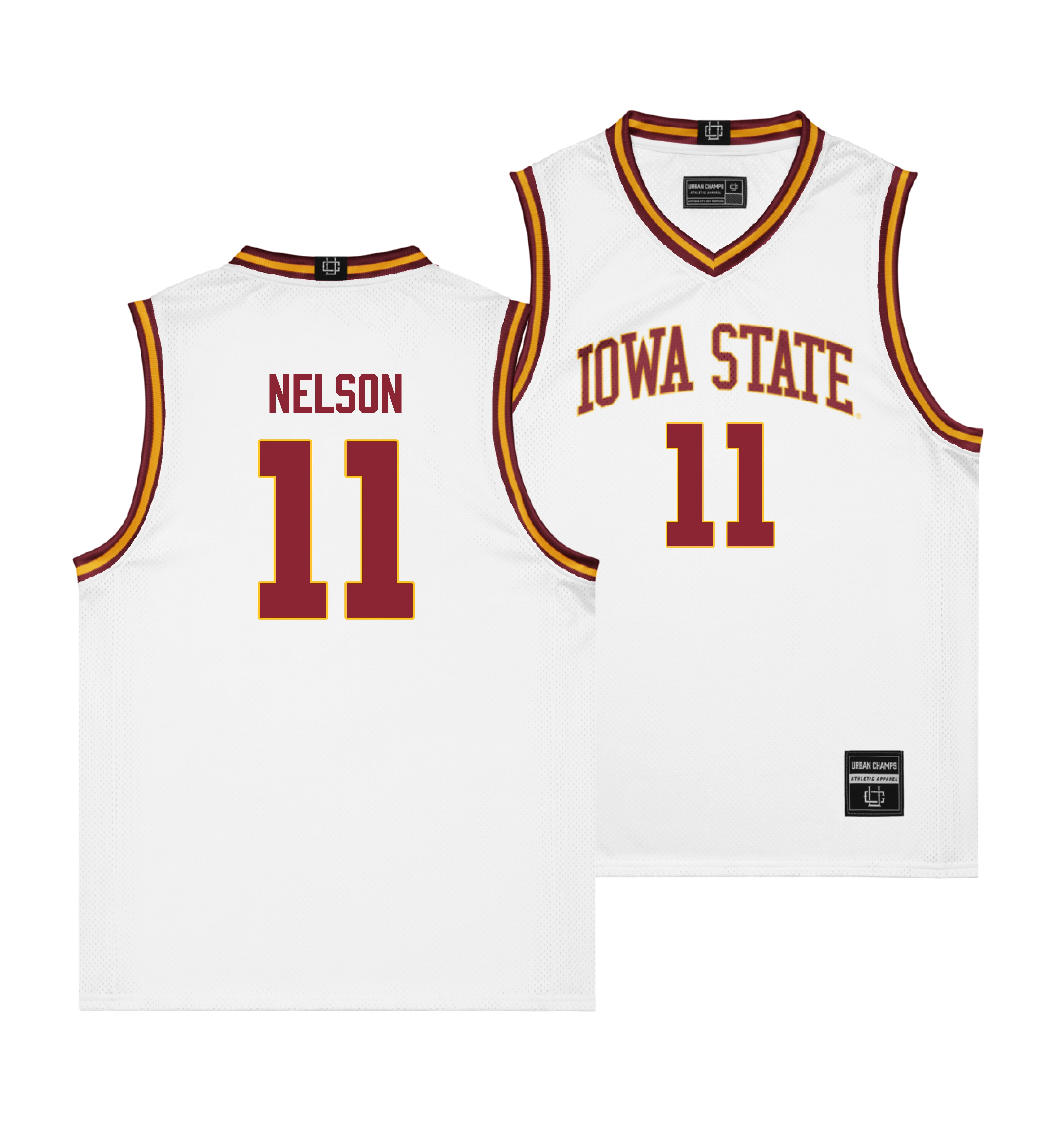 Iowa State Men's Basketball White Jersey   - Dominick Nelson