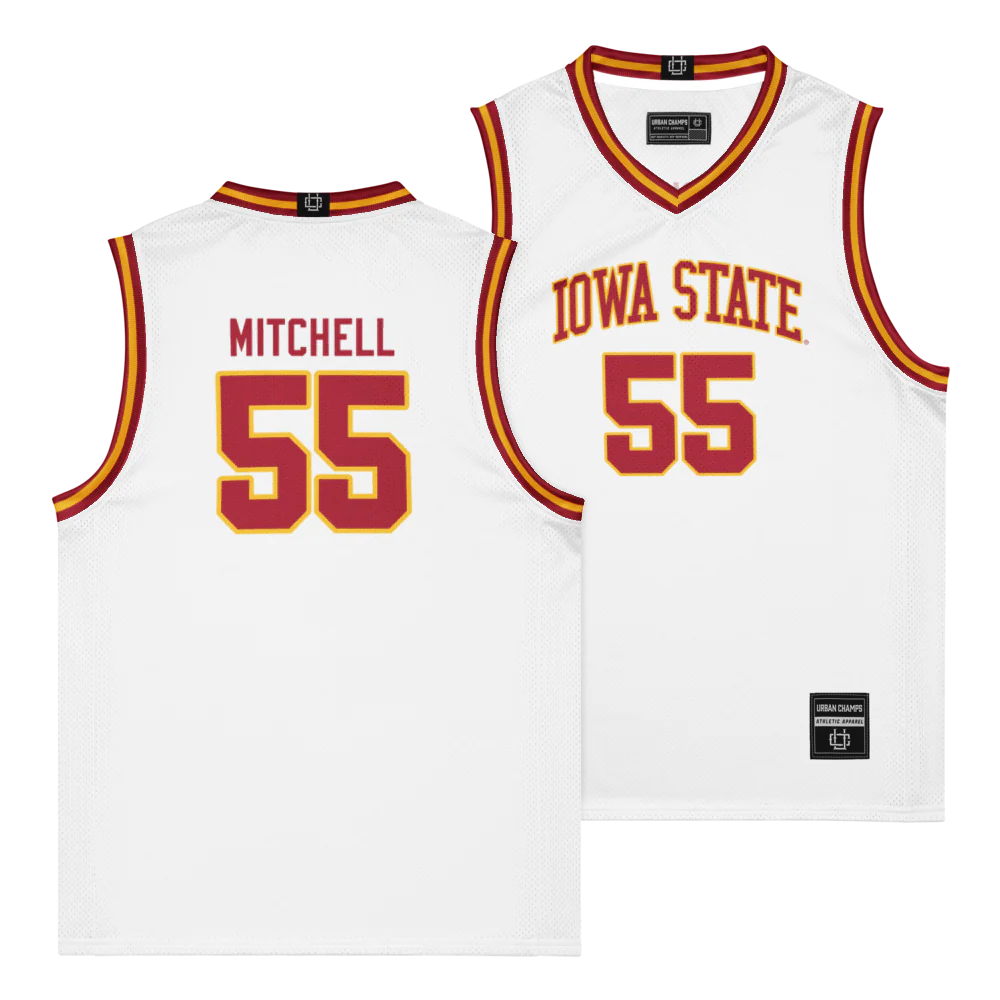 Iowa State Men's Basketball White Jersey - Xzavion Mitchell