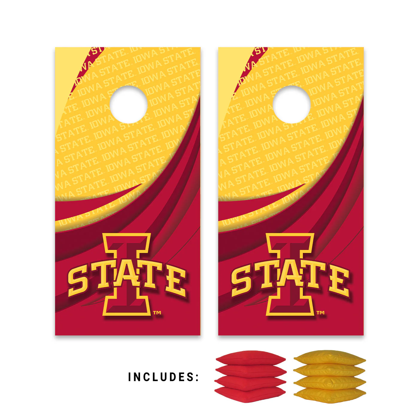 Iowa State University Bag Boards Set With Bags