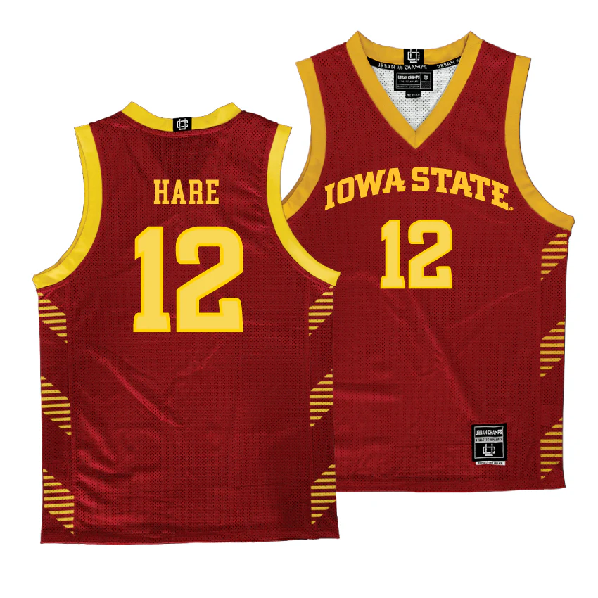 Iowa State Women's Basketball Crimson Jersey - Mackenzie Hare