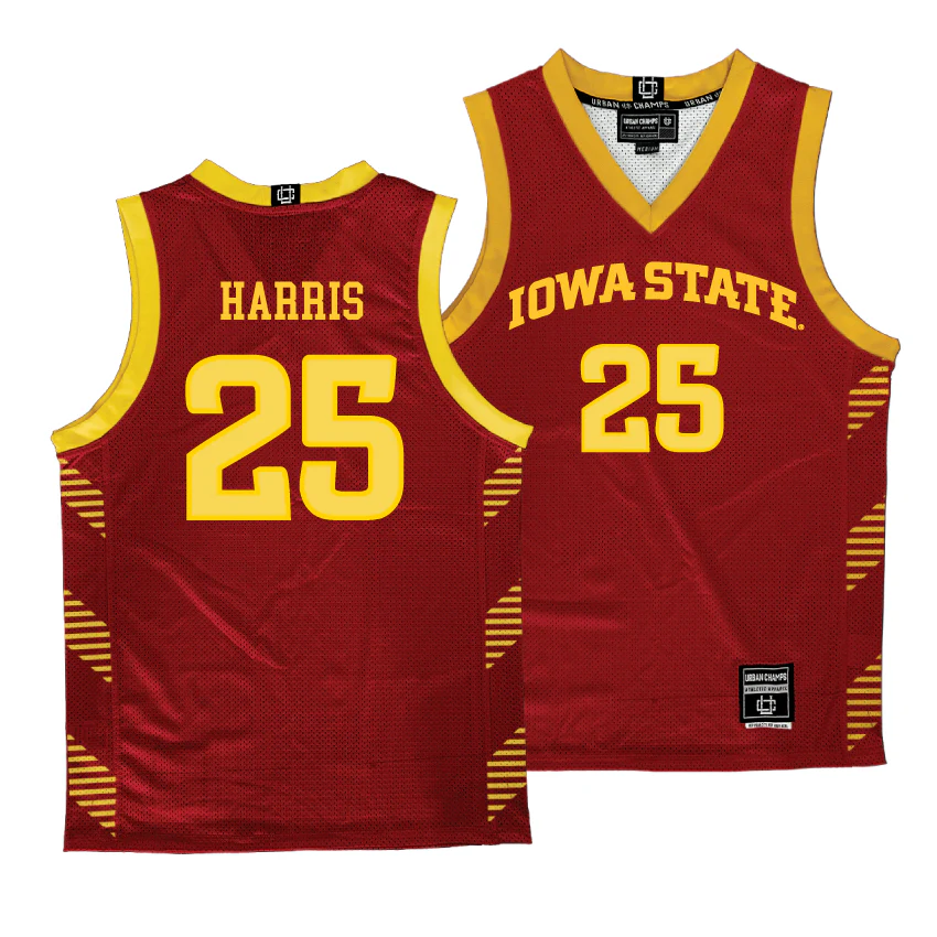 Iowa State Women's Basketball Crimson Jersey - Sydney Harris