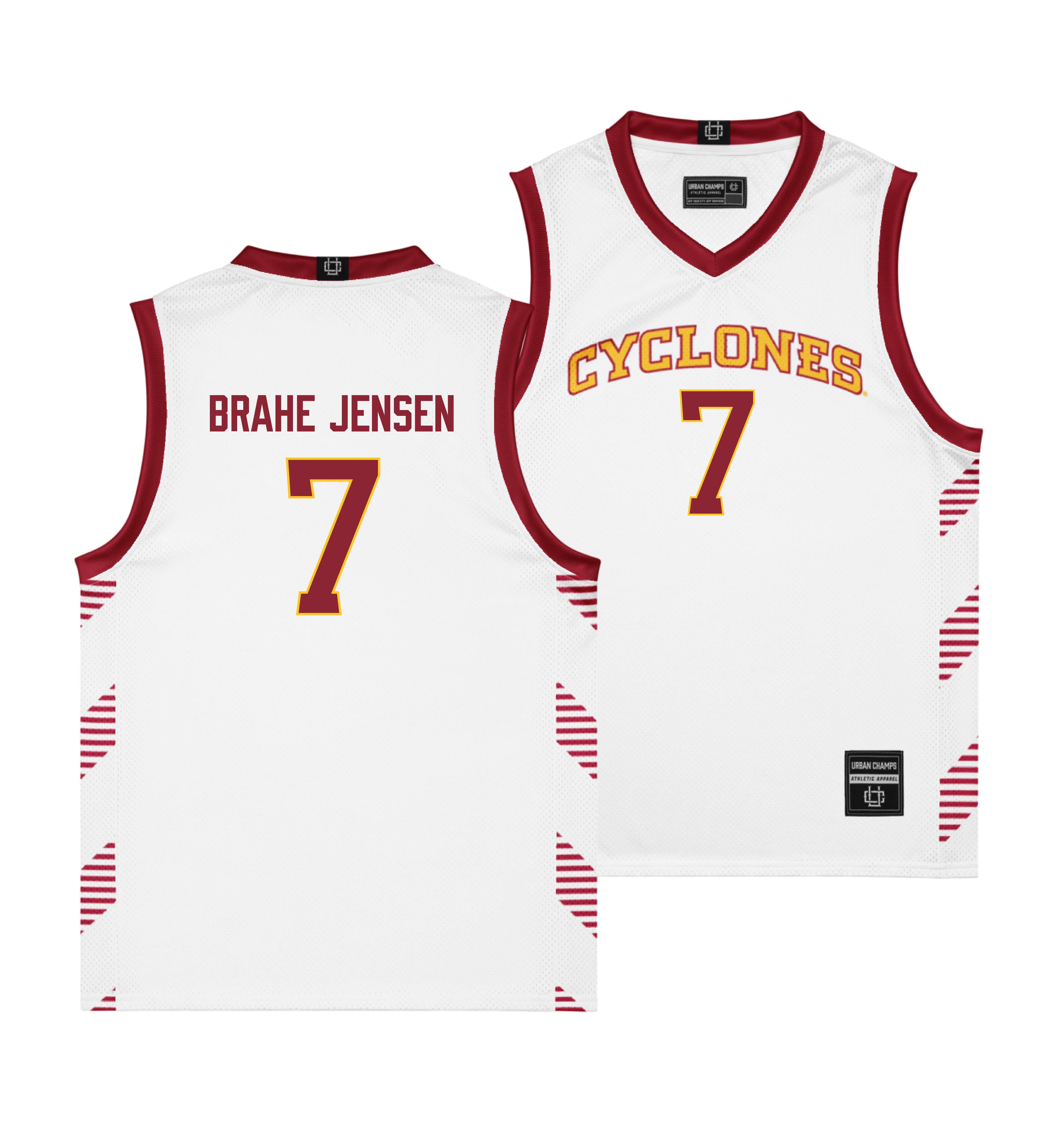 Iowa State Women's Basketball White Jersey  - Freya Brahe Jensen