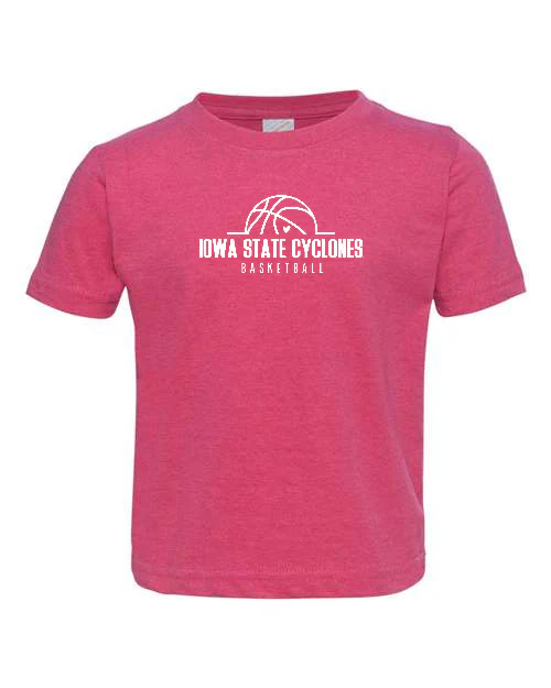 Pink - Iowa State Basketball - Toddler T-Shirt - Image 3