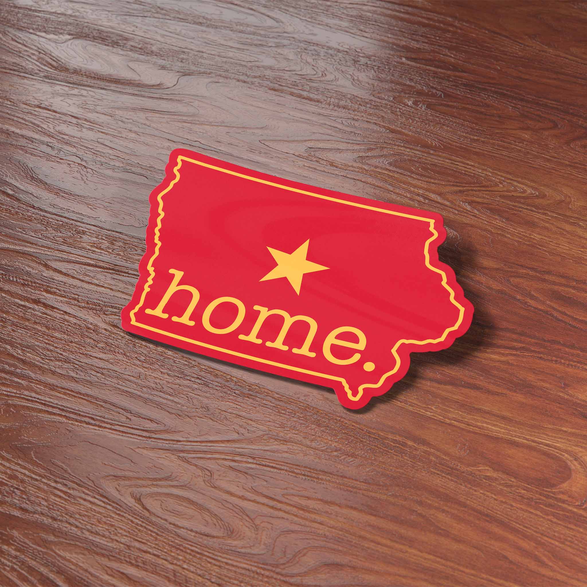 Red Iowa Home Sticker - Cute Ames IA Midwest Decal - Image 5