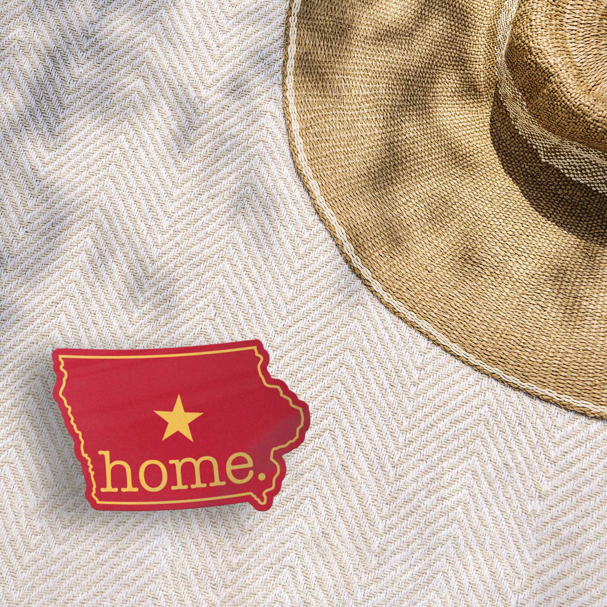 Red Iowa Home Sticker - Cute Ames IA Midwest Decal - Image 7