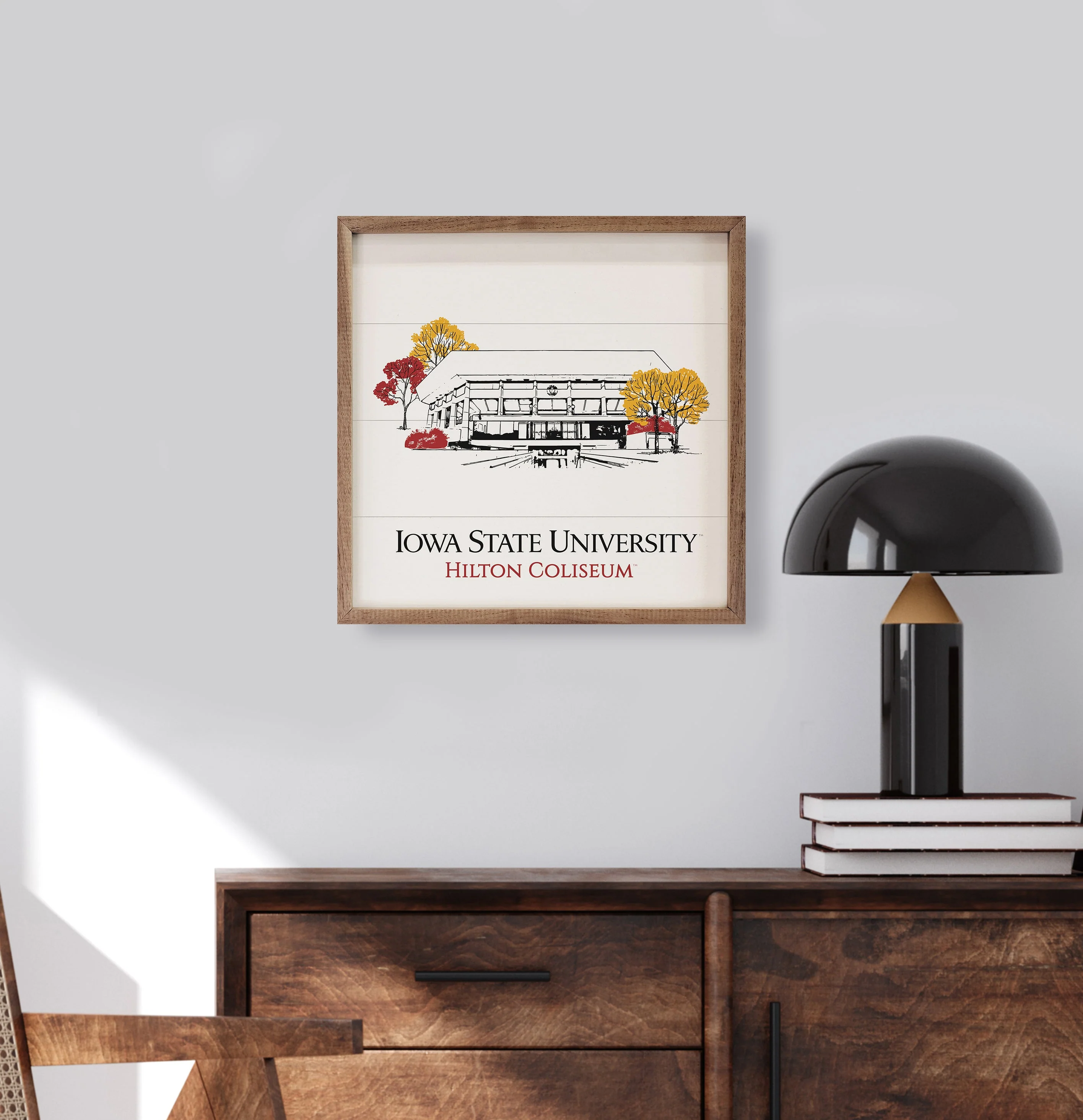 Sketch Hilton Coliseum Iowa State University - Image 3
