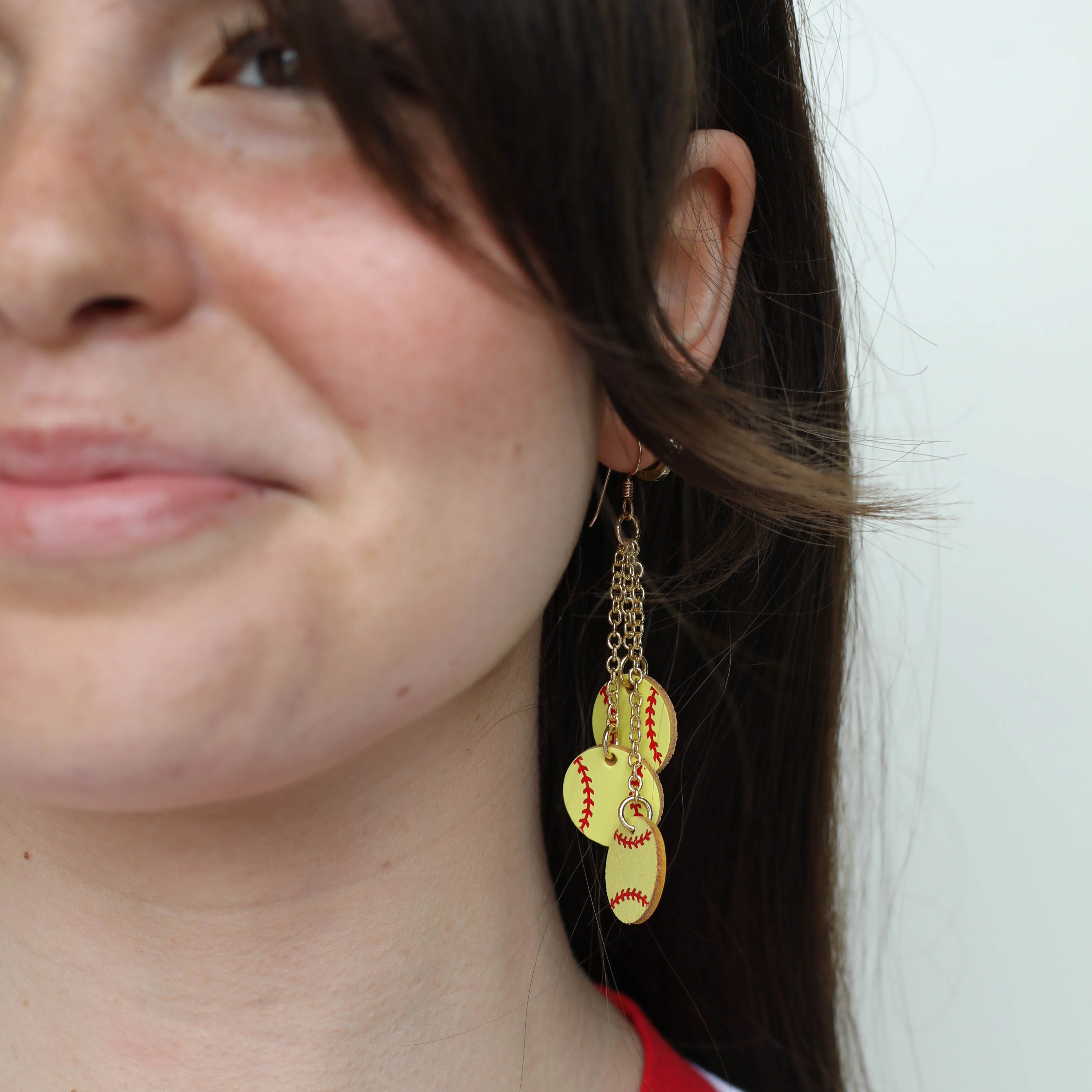 Slugger Softball Earrings - Image 2