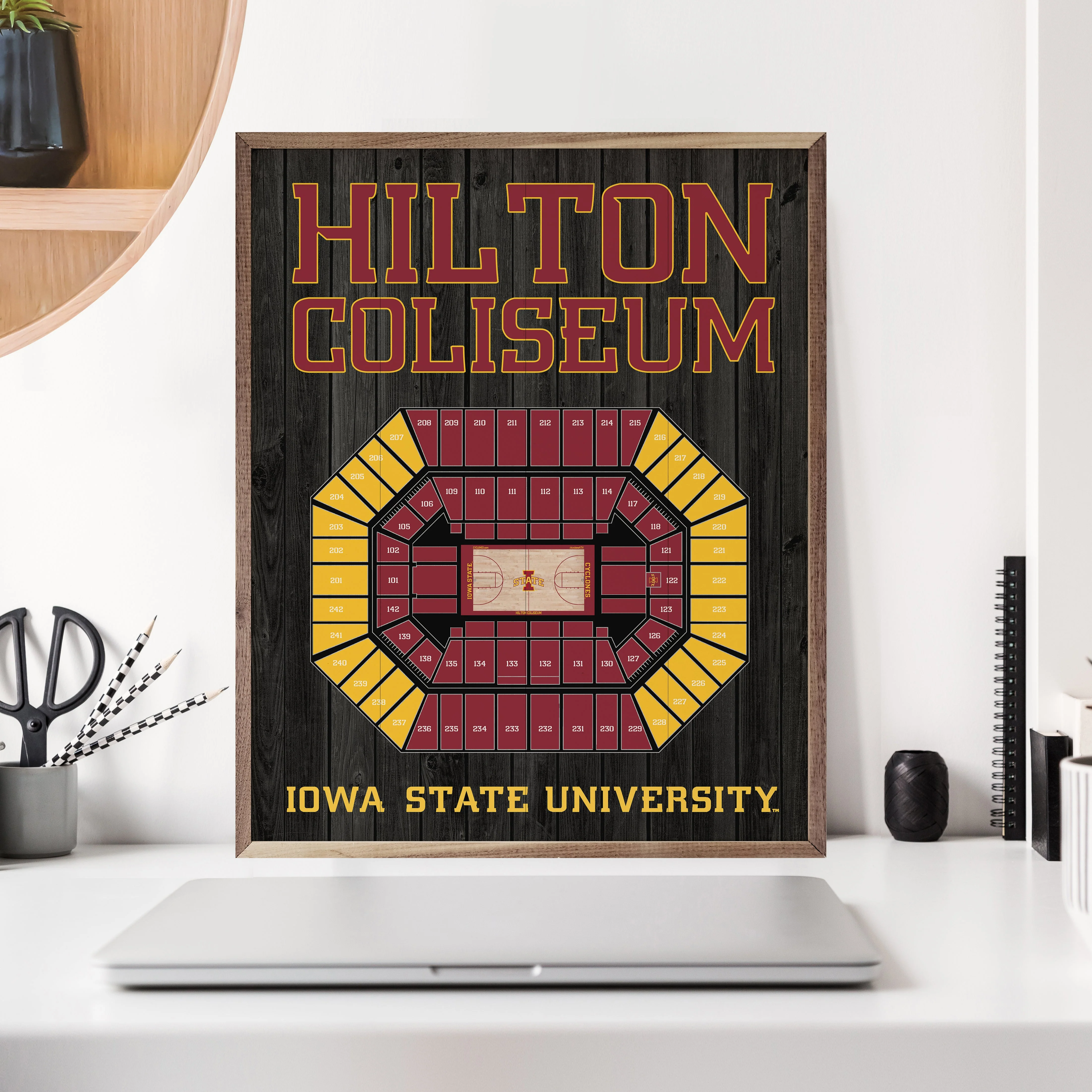 Stadium Seating Basketball Iowa State University Black - Image 2