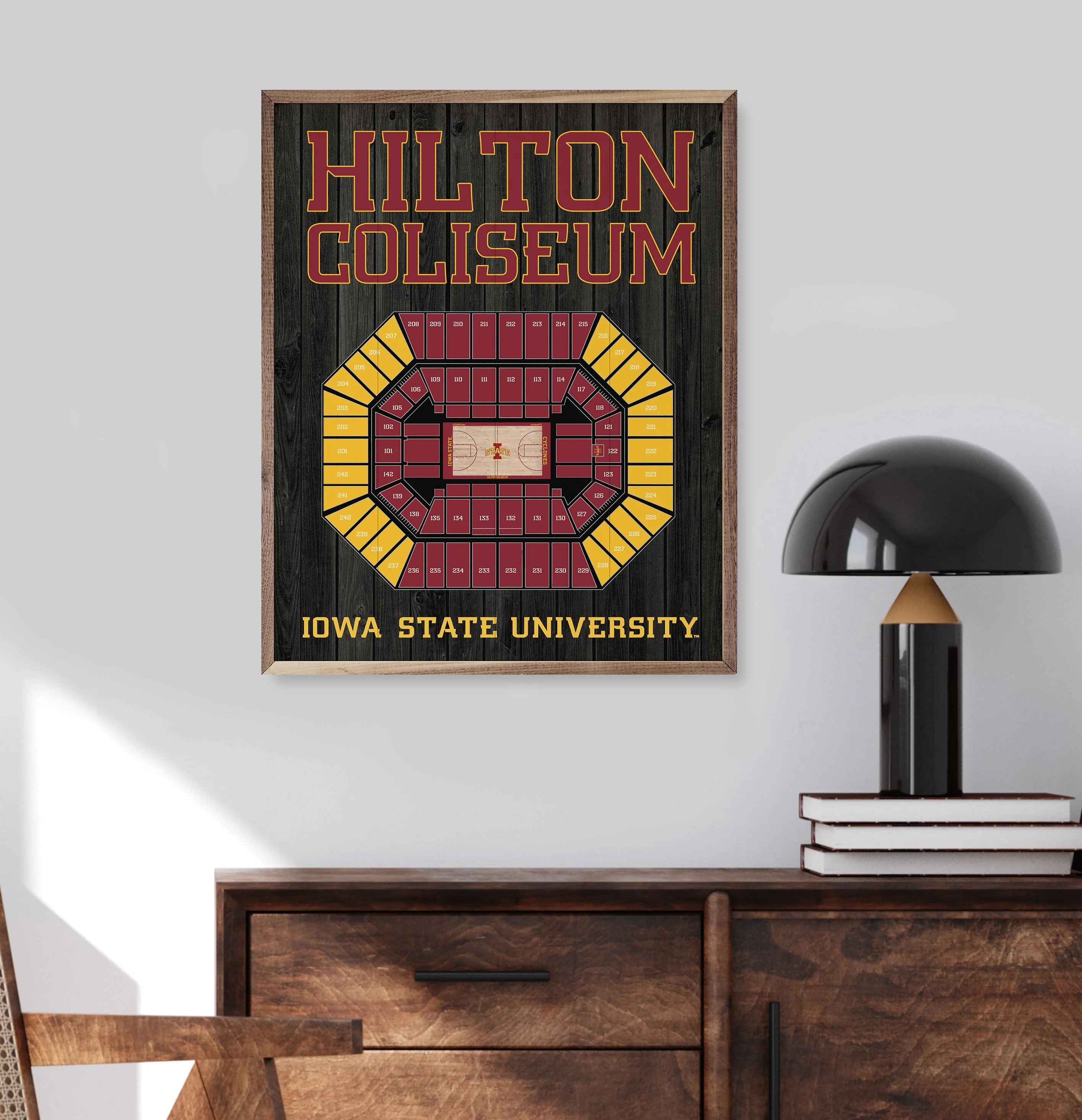 Stadium Seating Basketball Iowa State University Black - Image 3