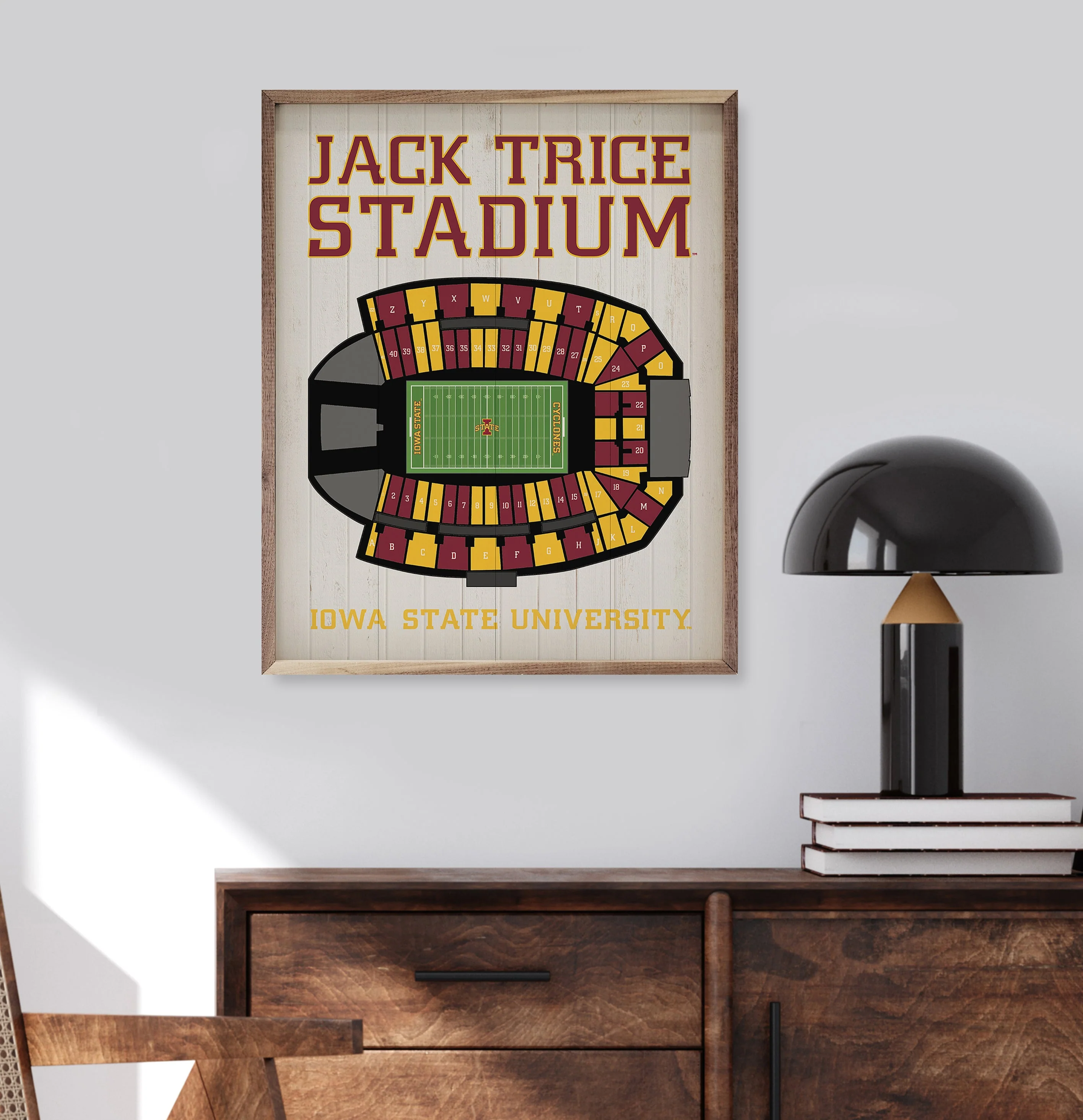 Stadium Seating Football Iowa State University Whitewash - Image 3
