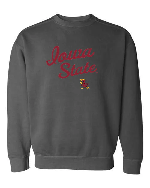 Vintage Iowa State Pigment-Dyed Crewneck Sweatshirt - Image 3
