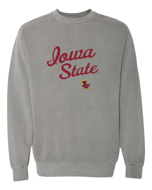 Vintage Iowa State Pigment-Dyed Crewneck Sweatshirt - Image 4
