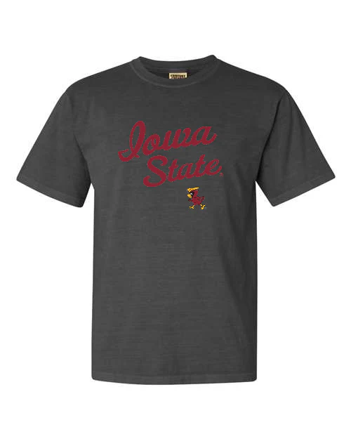 Vintage Iowa State Pigment-Dyed Short Sleeve Shirt - Image 3