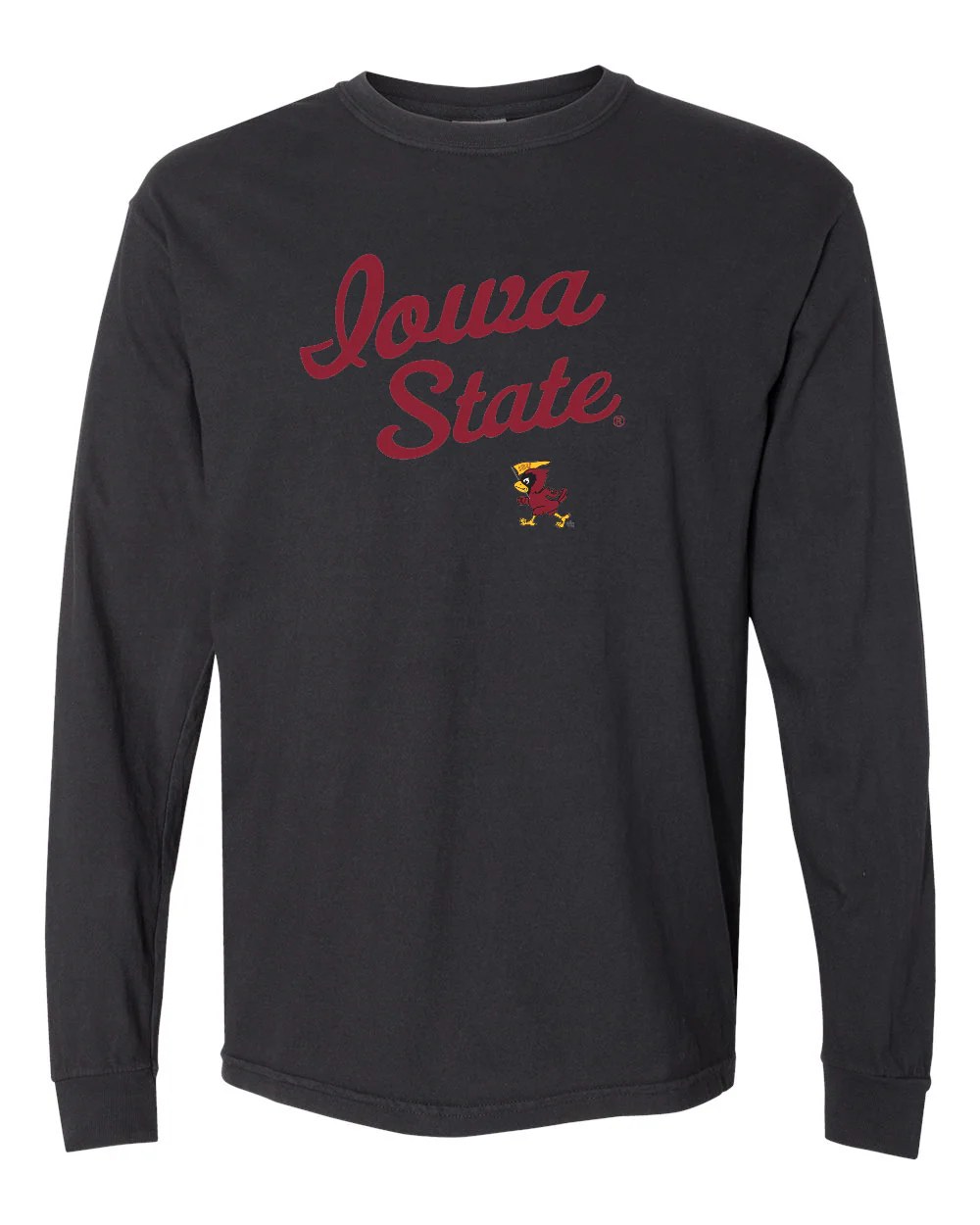 Vintage Iowa State Ringspun Cotton Long Sleeve T-Shirt - Image 3