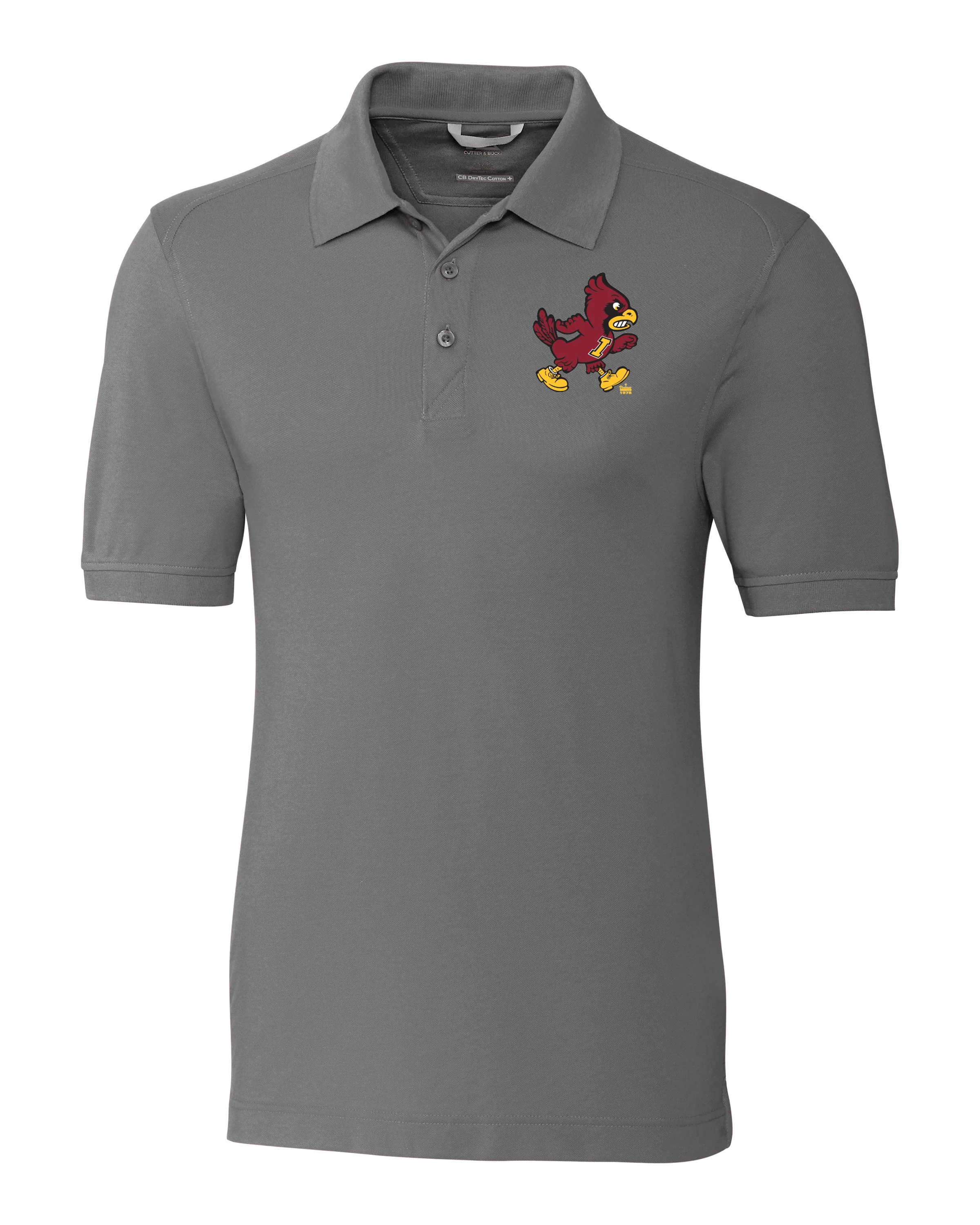Walking Cy Cutter & Buck Advantage Tri-Blend Pique Mens - Big and Tall Polo - Image 3
