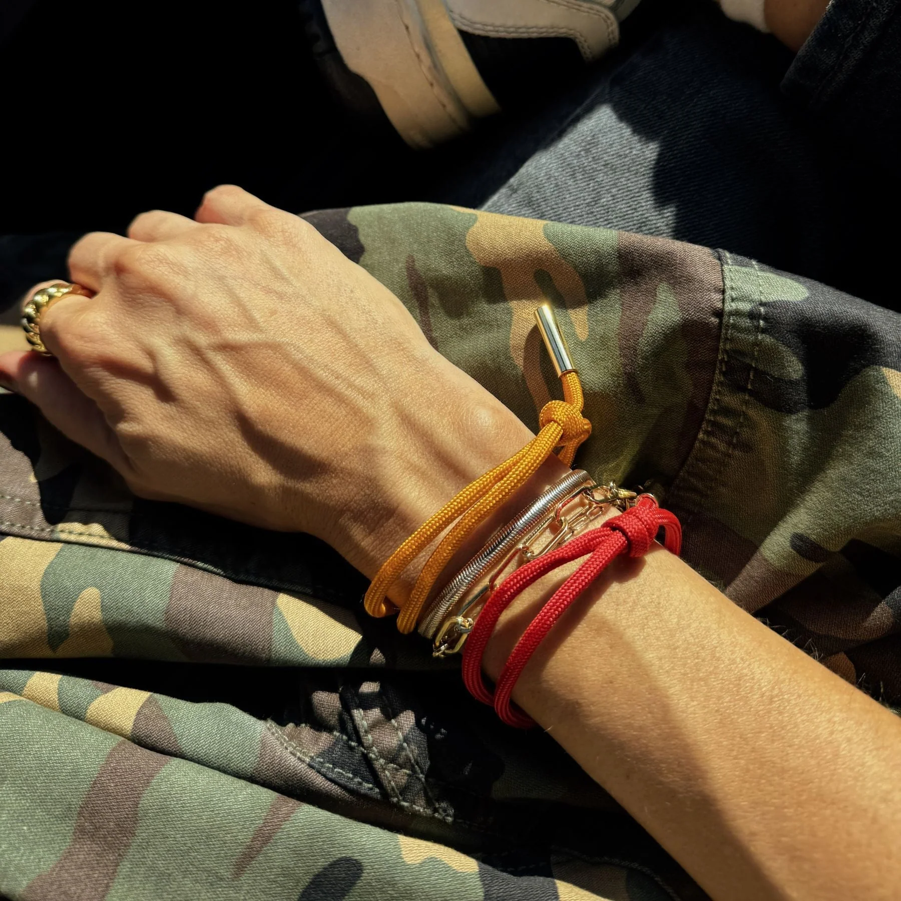 Yellow Cord Bracelet - Image 4