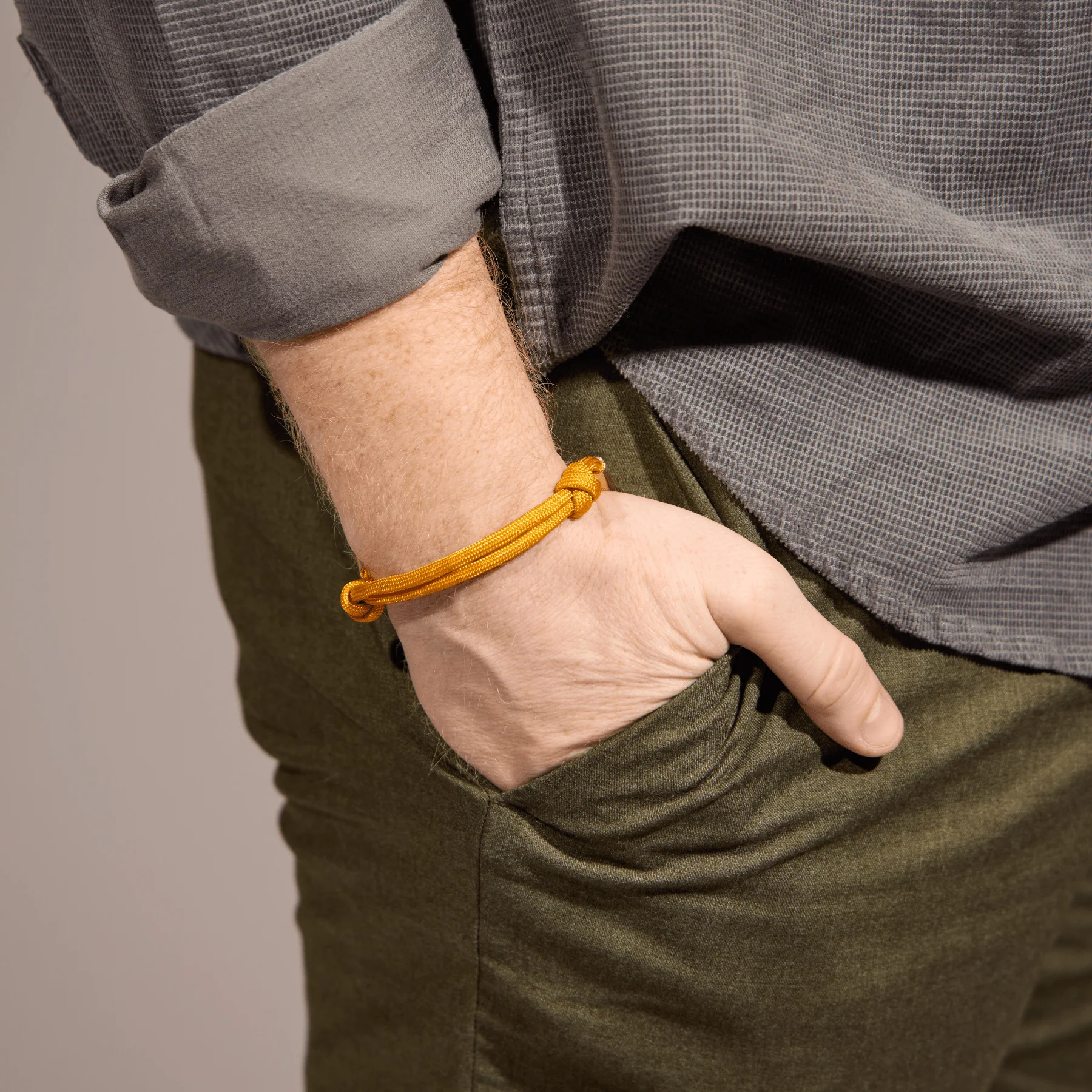 Yellow Cord Bracelet - Image 6