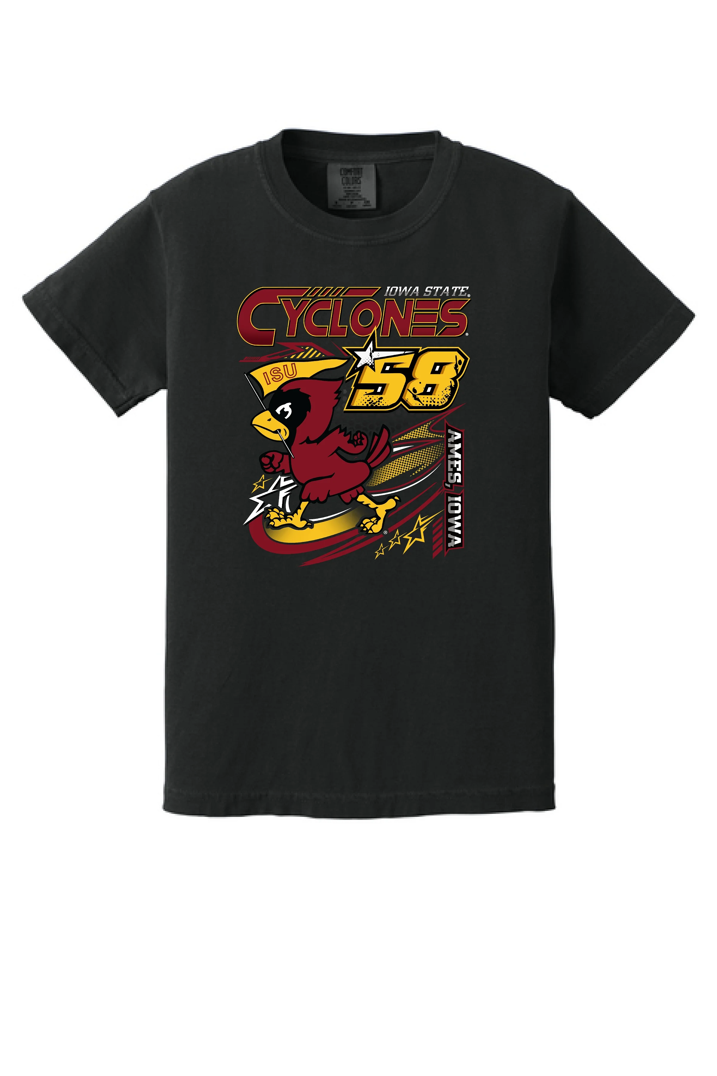 Youth 90s Racing Cy Comfort Colors Tee - Image 2